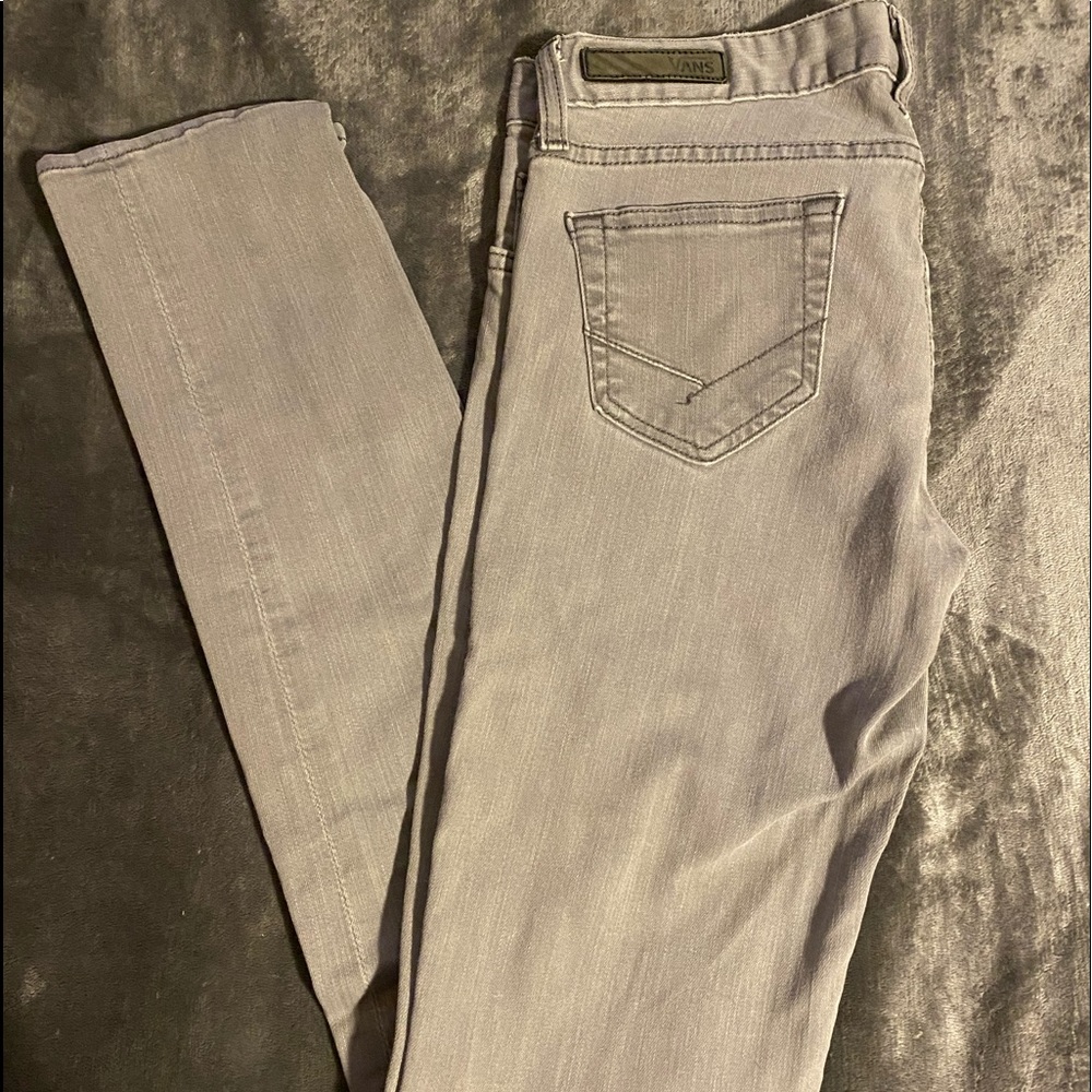 Vans grey skinny jeans